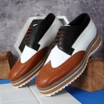 DDesrie Tri Color Tan White Black Lace UP - Image 2
