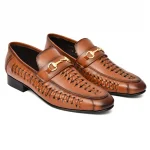 DDesire Air net Tan Loafer Shoes - Image 2
