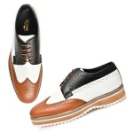 DDesrie Tri Color Tan White Black Lace UP - Image 4