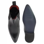 DDesire Pointer Man Chelsa Black Leather Boot - Image 3