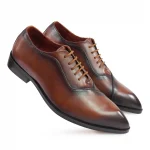 DDesire Pointer Man Leather Tan Lace UP