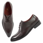 DDesire Pointer Man Lather Bordo Lace UP - Image 6