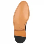 Goodyear Welted Triple Out Sole Leather Shoes Black Brogues for Men - Image 8