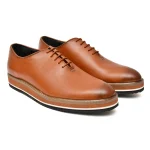 Tan Lace UP Shoes - Image 2