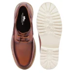 DDesire Leather Tan Boat Shoes - Image 3