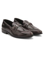 DDesire Men's Black Patent Horsebit Loafers - Shiny Formal Dress Shoes