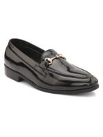 DDesire Men’s Black Patent Leather Horsebit Loafers - Image 3