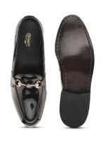 DDesire Men’s Black Patent Leather Horsebit Loafers - Image 4