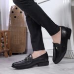 DDesire Casual dress shoes Metal buckle loafers, Premium leather loafers, Men's footwear - Image 5