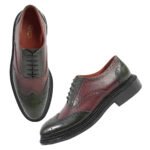 DDesire Men's Black Plain Toe Oxford Shoes - Contrast Natural Welt Formal Dress Shoes - Image 4