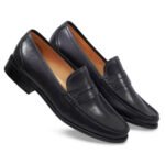 DDesire Casual dress shoes Metal buckle loafers, Premium leather loafers, Men's footwear